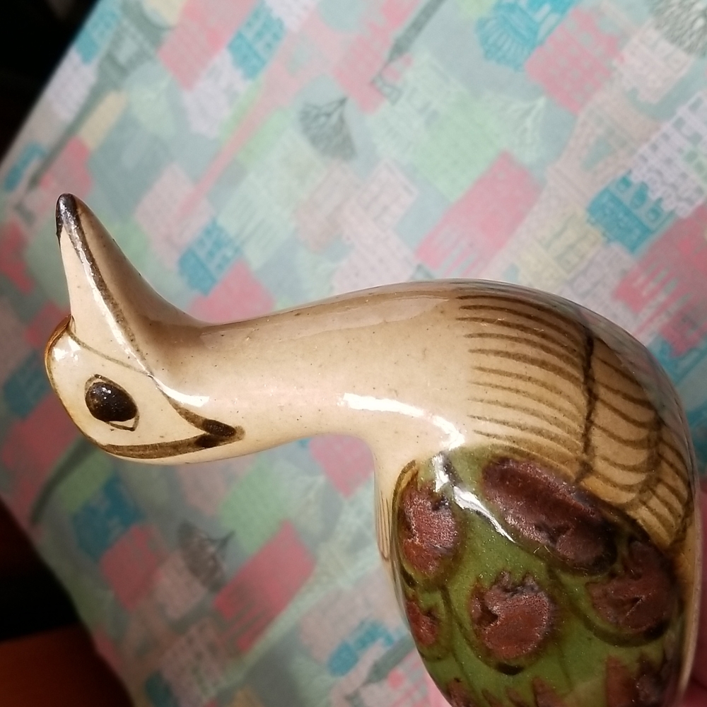 Vintage Mexican Art Pottery Duck Figurine - Picture 6 of 6